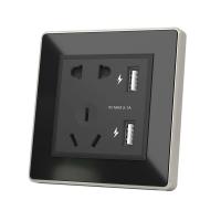 触摸开关五孔USB插座